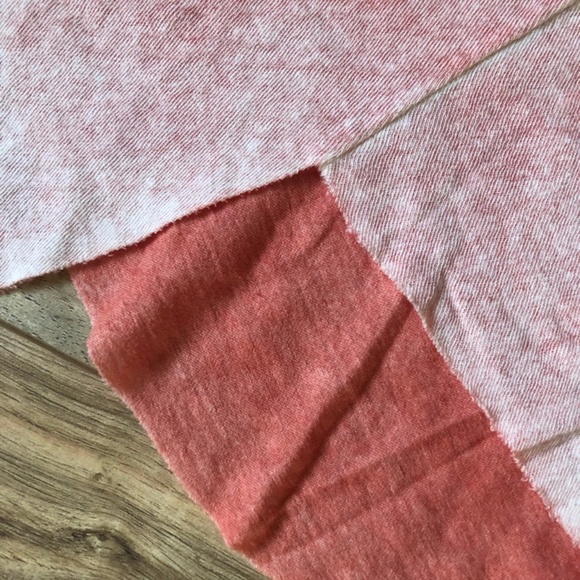 NWOT - We The Free Red Long Beach Tee Tunic Top S - Picture 3 of 8